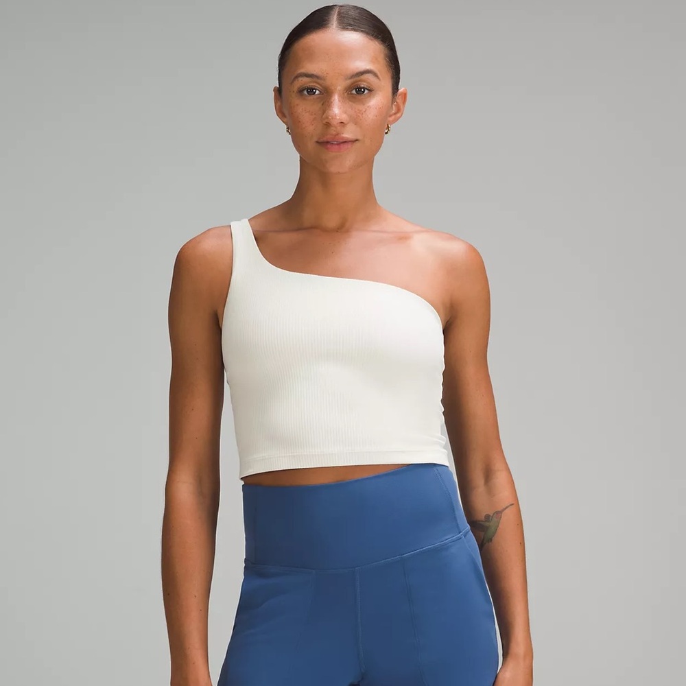 Lululemon Ribbed Nulu Asymmetrical Yoga Tank Top